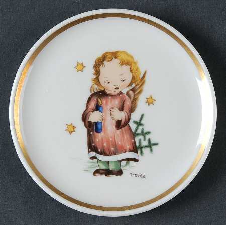 Berta Hummel Museum Miniature Plate Starlight Angel - Boxed