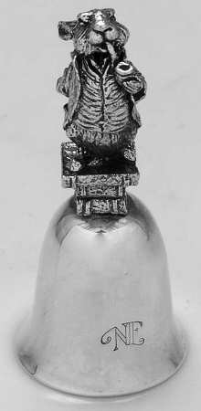 Beatrix Potter-Miniature Bell Old Mrbenjamin Bunny - No Box