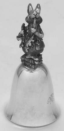 Beatrix Potter-Miniature Bell Peter Ate A Radish - No Box