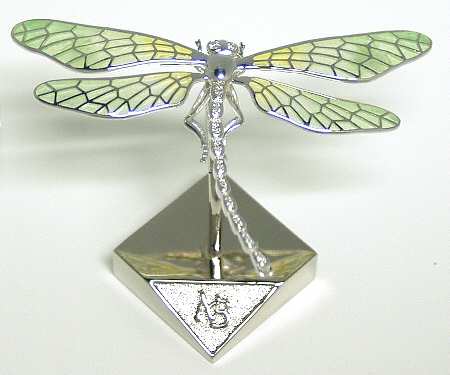 Nicole Barr Jewelry Dragonfly-Lime Diamond .265 Ct - With Box