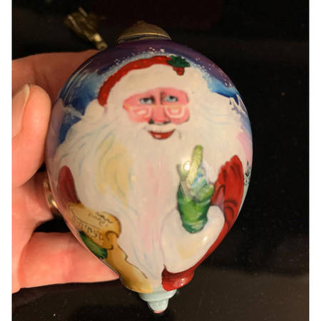 Ne'Qwa Christmas Ornament Santa Wishes - No Box