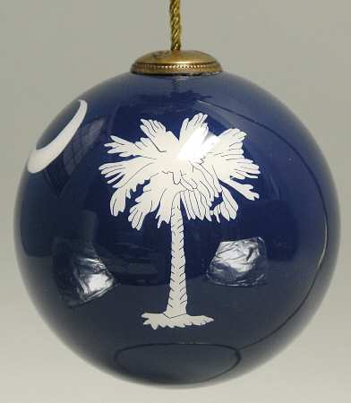 Ne'Qwa Christmas Ornament Sc Palmetto Ornament - No Box