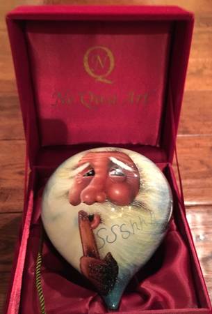 Ne'Qwa Christmas Ornament Ssshhh - Boxed