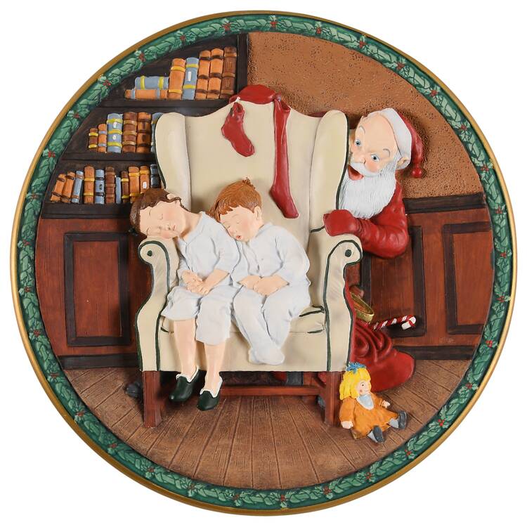 Rockwells Christmas Legacy Visions Of Santa - No Box