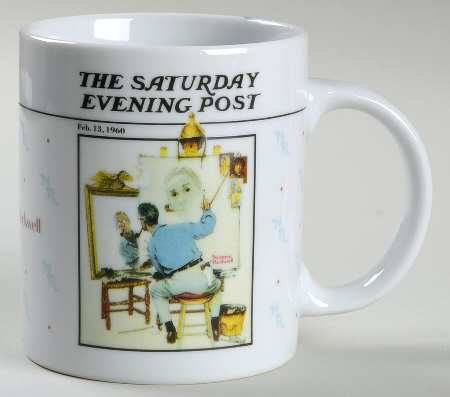 Saturday Evening Post Mugs Triple Self-Portrait - No Box