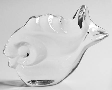 Orrefors Figurines Fish - Boxed