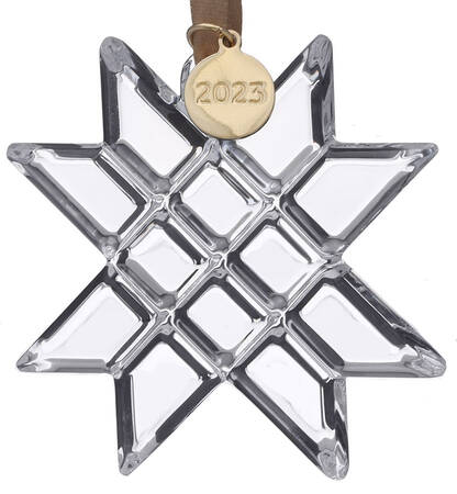 Orrefors Christmas Ornament Paper Star-Clear - Boxed by Orrefors