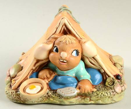 PenDelfin Figurine Scout-Turquoise/Blue - No Box