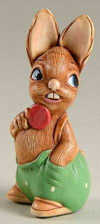 PenDelfin Figurine Robert W/ Lollipop-Green Pants - No Box