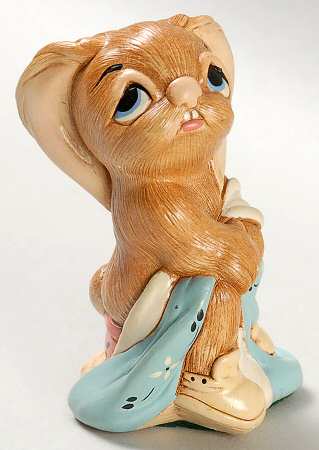 PenDelfin Figurine Totty-Turquoise Blanket - No Box 60