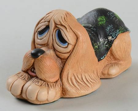 PenDelfin Figurine Pooch-Black Blanket - No Box