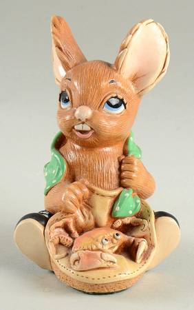 PenDelfin Figurine Nipper-Green Blanket - No Box