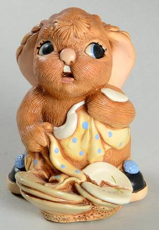 PenDelfin Figurine Butterfingers-Blue - No Box