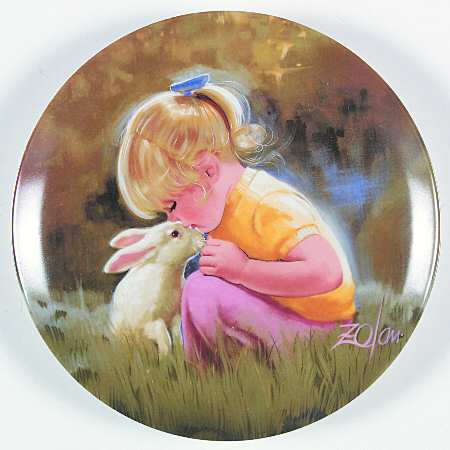 Children and Pets Tender Moment - No Box