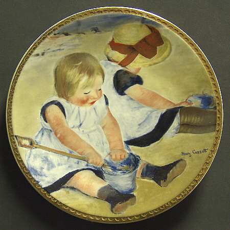 Children of Mary Cassatt Children Playing On The Beach - No Box