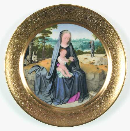 Pickard Christmas Plate Rest On The Flight Into Egypt - No Box