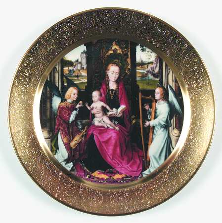 Pickard Christmas Plate Madonna And Child With Angels - No Box