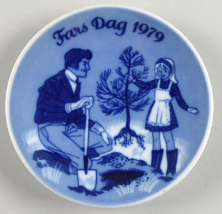 Father's Day Plate Father & Daughter - No Box