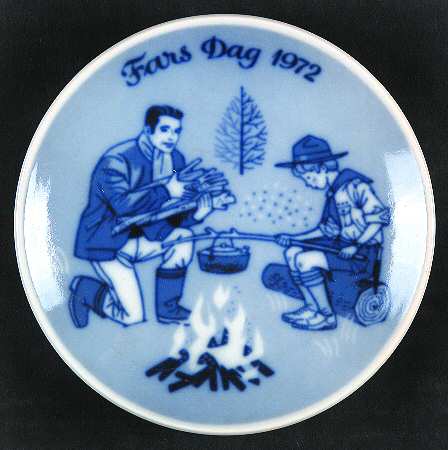 Father's Day Plate by Porsgrund