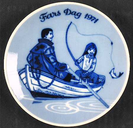 Father's Day Plate Fishing - With Box