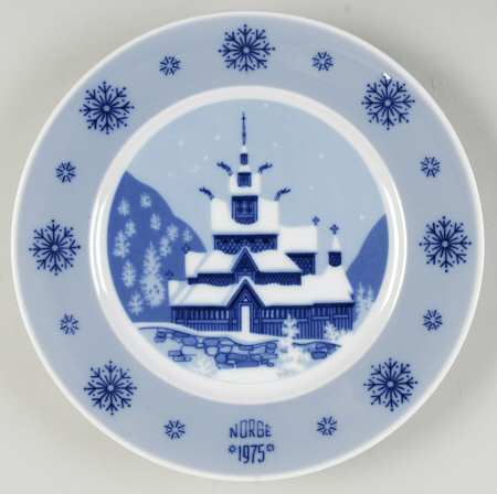 Jubilee Christmas Plate Stave Church - Boxed