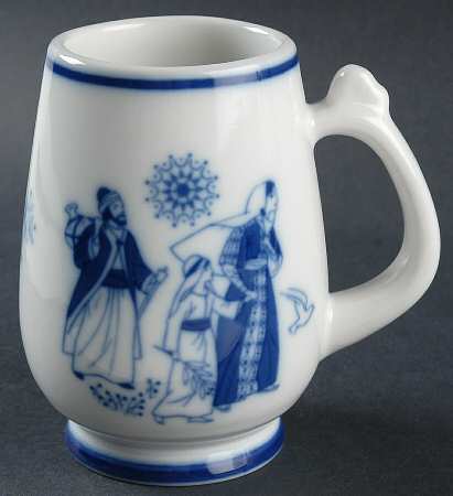 Christmas Mug Road To Temple - Boxed