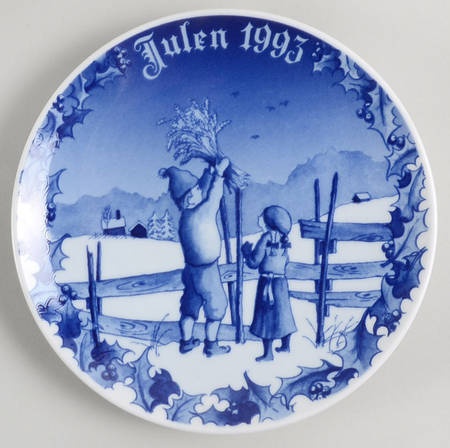 Christmas Plate Christmas Sheaf - No Box