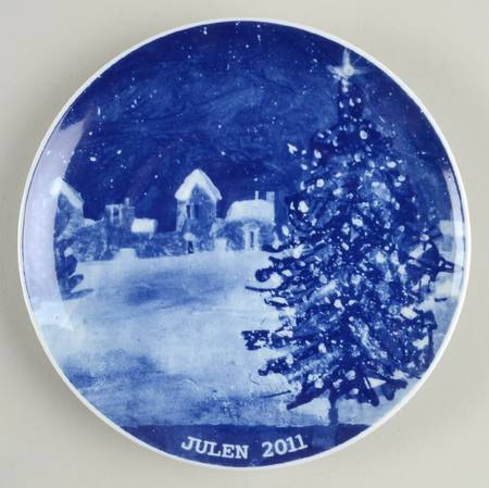 Christmas Plate Christmas Night - Boxed