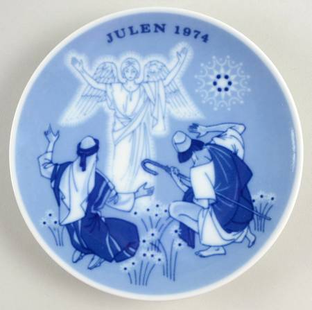 Christmas Plate The Shepherds - No Box
