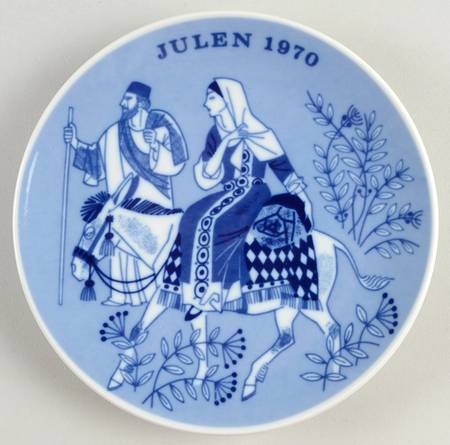 Christmas Plate Road To Bethlehem - No Box
