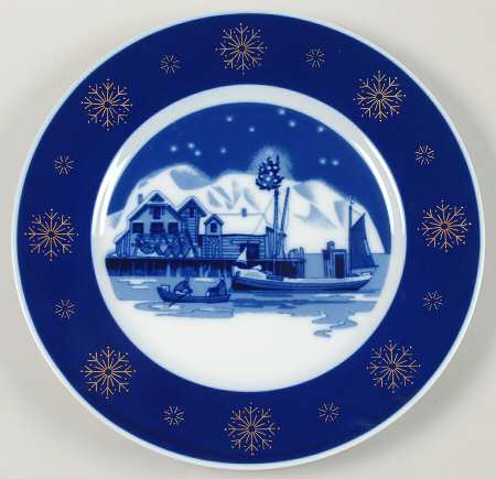 Christmas Deluxe Plate Home For Christmas - No Box