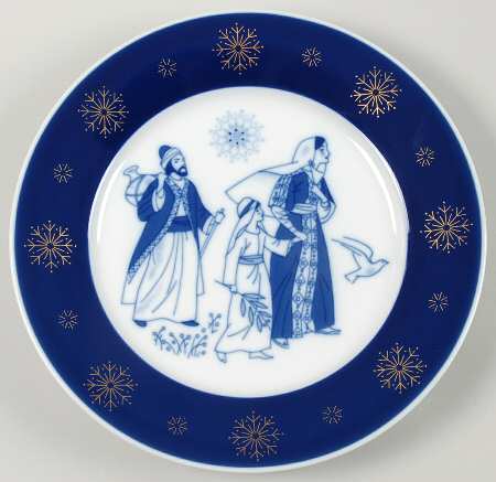 Christmas Deluxe Plate Road To The Temple - No Box