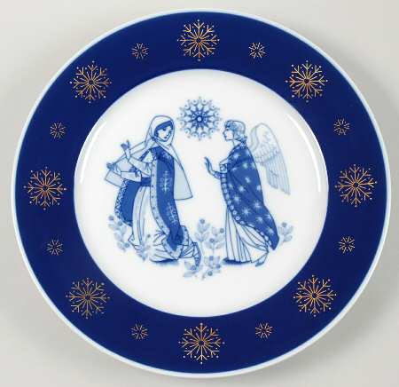 Christmas Deluxe Plate Promise Of A Savior - Boxed