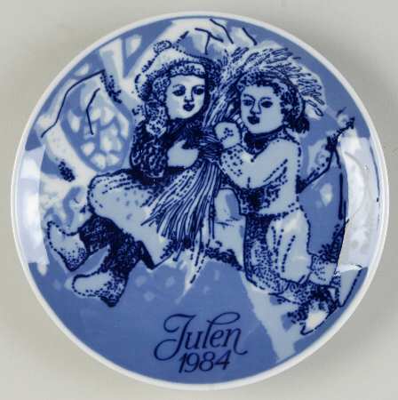 Christmas Plate Christmas Sheaf - No Box