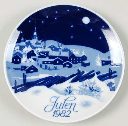 Christmas Plate White Christmas - Boxed