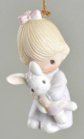 Precious Moments Ornaments Baby's 1st Christmas (Girl) - No Box