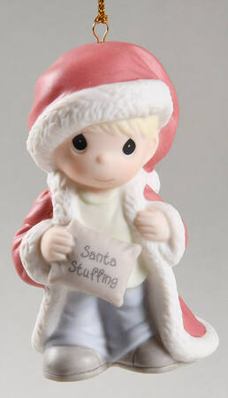 Precious Moments Ornaments Stuffed With Christmas Cheer - Boxed