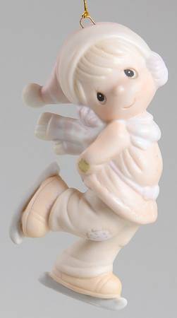 Precious Moments Ornaments Dropping In For Christmas - No Box