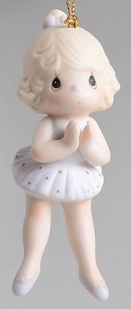 Precious Moments Ornaments Lord Keep Me On My Toes - Boxed