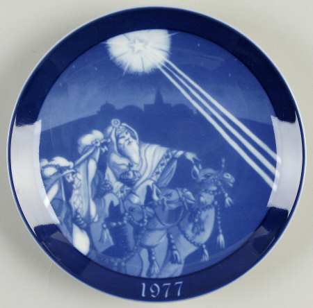 Porcelana Granada Christmas Plate Three Kings - No Box