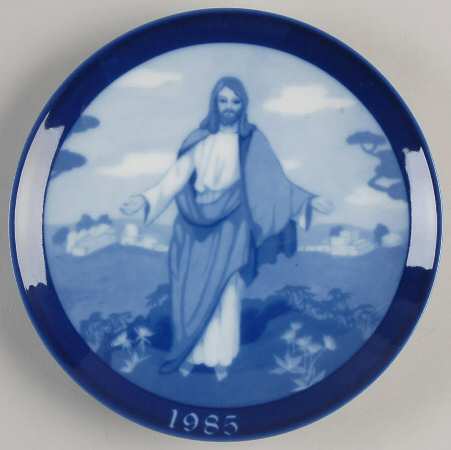 Porcelana Granada Christmas Plate Come Unto Me - Boxed