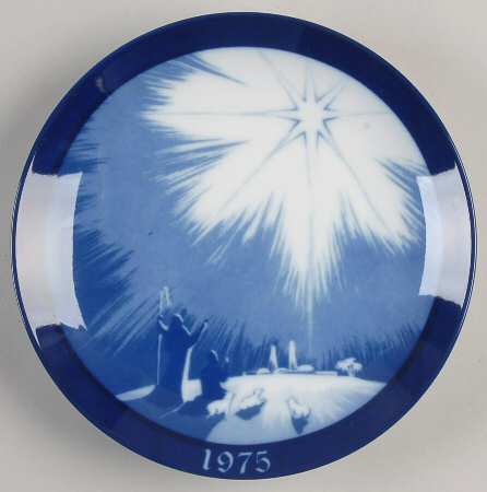 Porcelana Granada Christmas Plate Shepherds In The Fields - Boxed