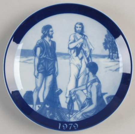 Porcelana Granada Christmas Plate Calling Of The  Disciples - Boxed