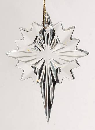 Princess House Nativity Figurine Crystal Star For Creche - No Box