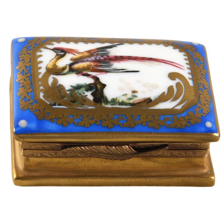 PEINT MAIN LIMOGES BOX Exotic Bird - No Box Nb897