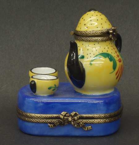 PEINT MAIN LIMOGES BOX Tea Set - No Box