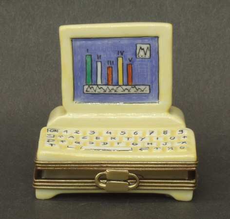 PEINT MAIN LIMOGES BOX Computer - No Box