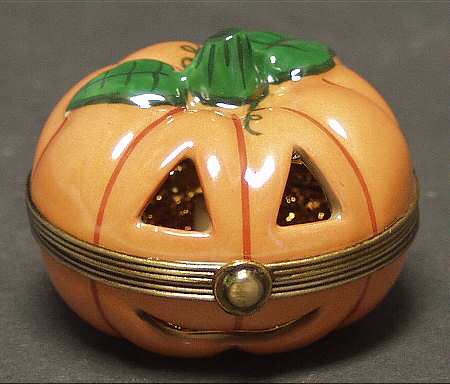 PEINT MAIN LIMOGES BOX Pumpkin - No Box