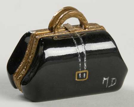 PEINT MAIN LIMOGES BOX Doctor's Bag - Boxed