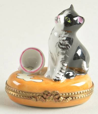 PEINT MAIN LIMOGES BOX Felix The Cat - With Box